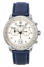 Zeppelin LZ127 Chronograph Veganes Lederarmband Beiges Zifferblatt Quarz  86841 Herrenuhr