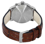 Zeppelin Mediterranean Moon Phase Lederarmband Beige Zifferblatt Quarz 96365 Herrenuhr