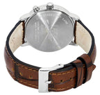 Zeppelin 100 Jahre Mediterranee Moonphase Leather Strap Blue DIal Quartz 96373 Men's Watch