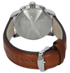 Zeppelin Mediterranee Chronograph Leather Strap Beige Dial Quartz 96705 Men's Watch