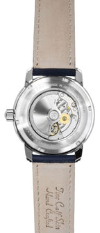 Zeppelin Mediterranee Leather Strap Blue Dial Automatic 96903 Men's Watch
