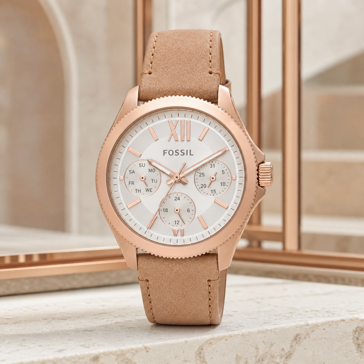 Fossil AM4532 women's watch - architectural view