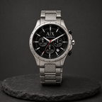 Armani Exchange AX1057 men's watch front studio view