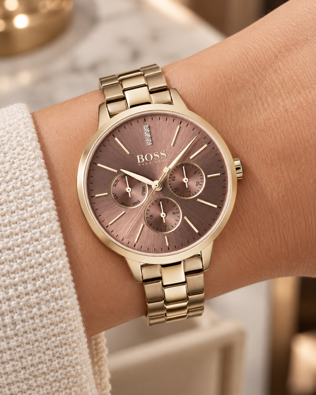 BOSS watch 1502422 worn on wrist
