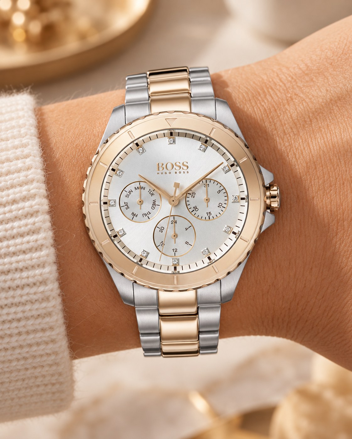 BOSS watch 1502446 worn on wrist