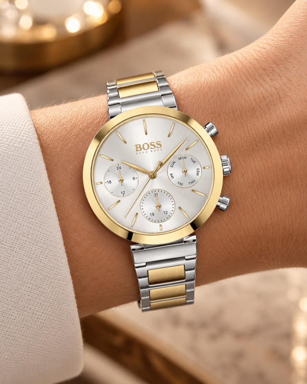 BOSS watch 1502550 worn on wrist