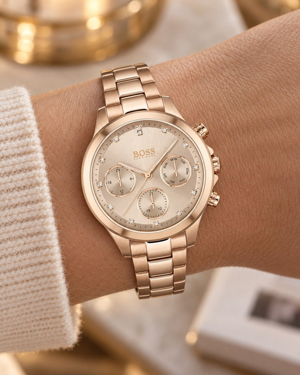 BOSS watch 1502592 worn on wrist