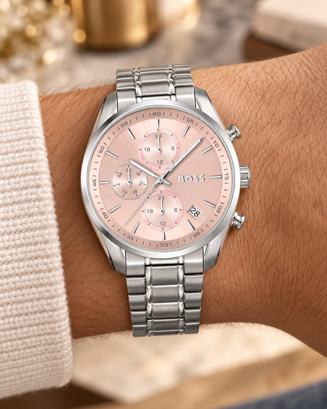 BOSS watch 1502765 worn on wrist