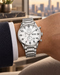 BOSS watch 1512445 worn on wrist