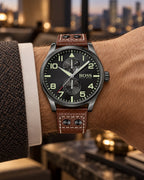 BOSS watch 1513079 worn on wrist