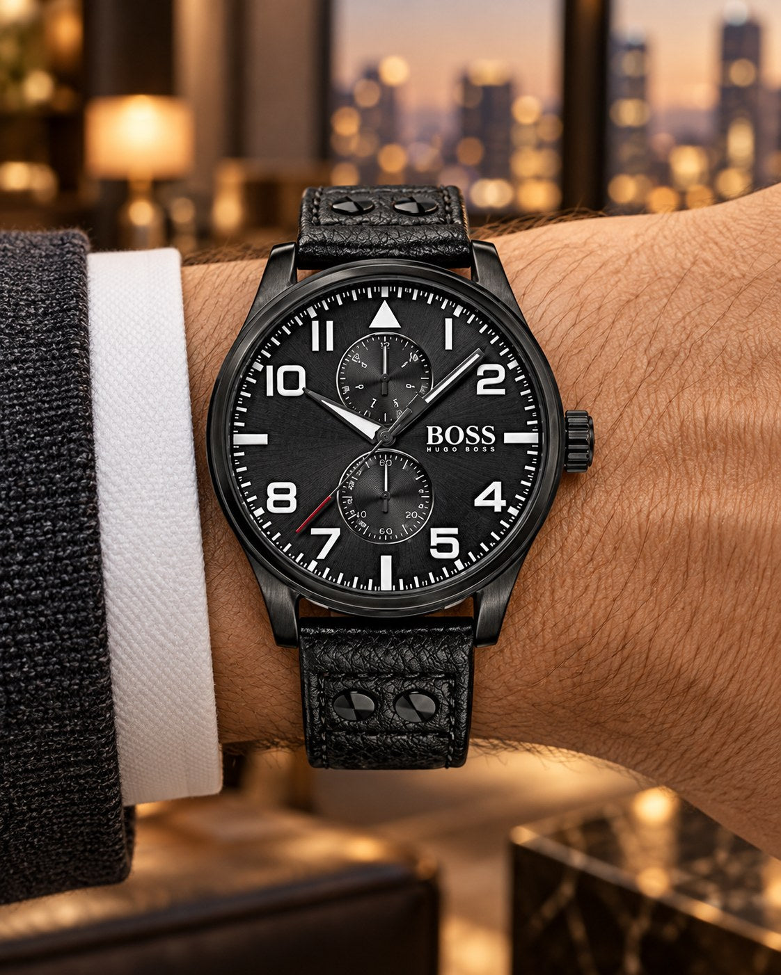 BOSS watch 1513083 worn on wrist