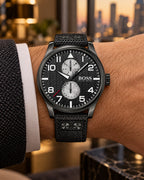 BOSS watch 1513086 worn on wrist
