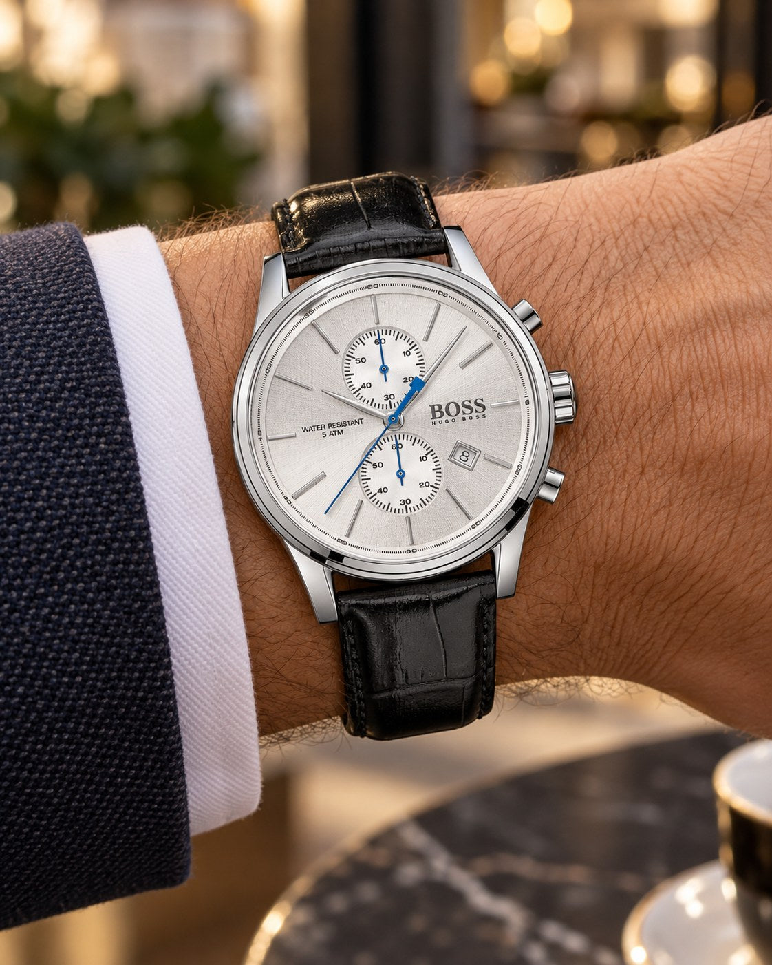 BOSS watch 1513282 worn on wrist