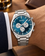 BOSS watch 1513713 worn on wrist