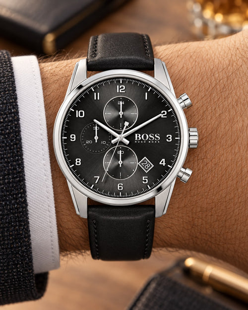 BOSS watch 1513782 worn on wrist