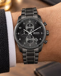 BOSS watch 1513785 worn on wrist