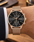 BOSS watch 1513806 worn on wrist