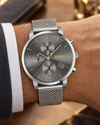 BOSS watch 1513807 worn on wrist