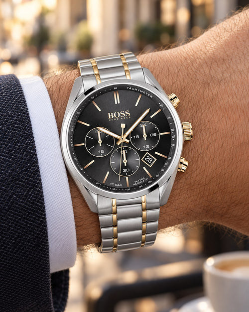 BOSS watch 1513819 worn on wrist
