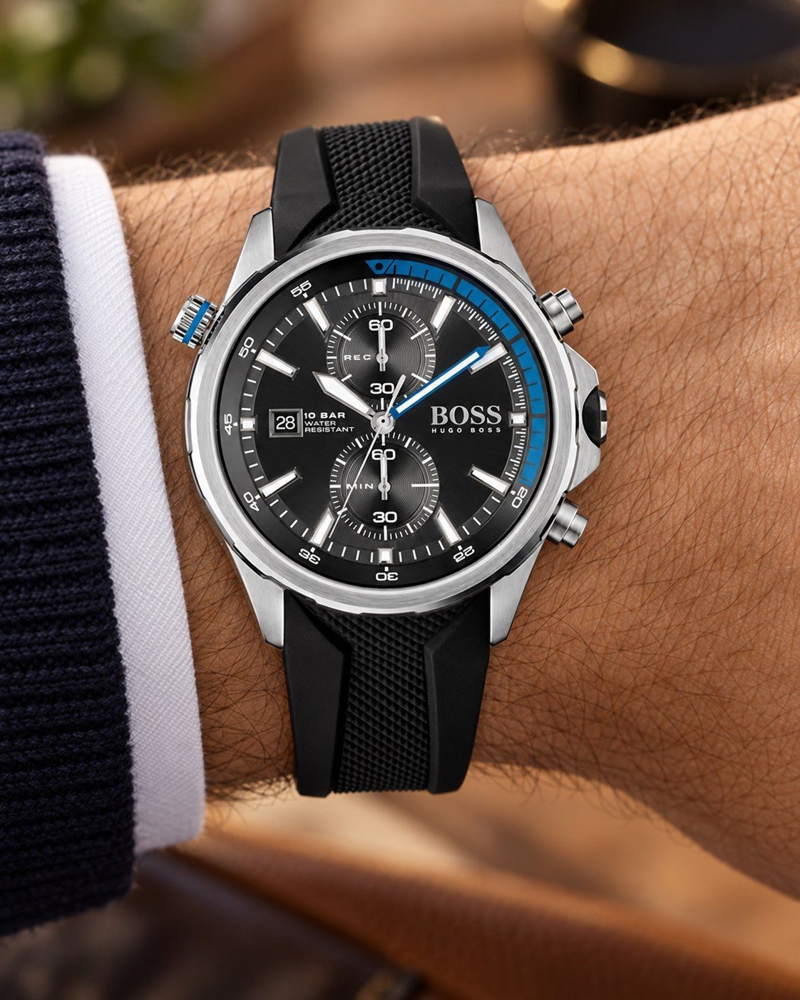 BOSS watch 1513820 worn on wrist