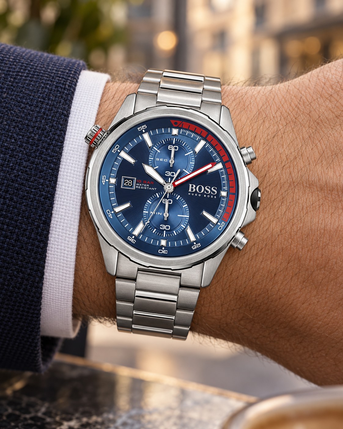 BOSS watch 1513823 worn on wrist