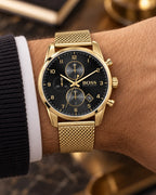 BOSS watch 1513838 worn on wrist