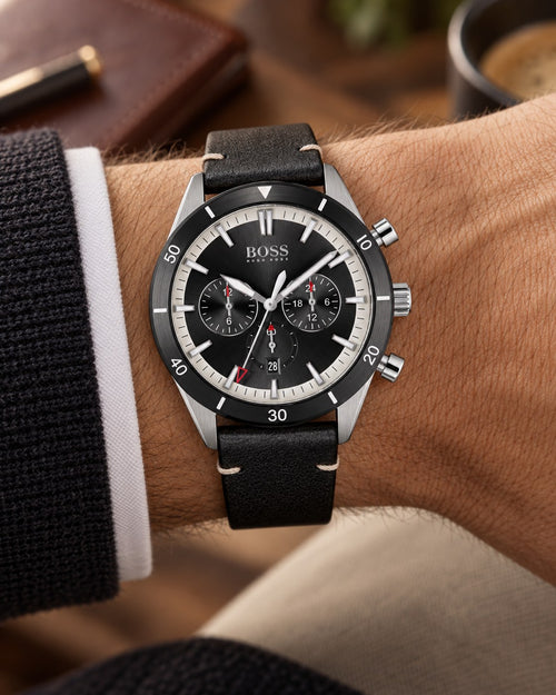 BOSS watch 1513864 worn on wrist
