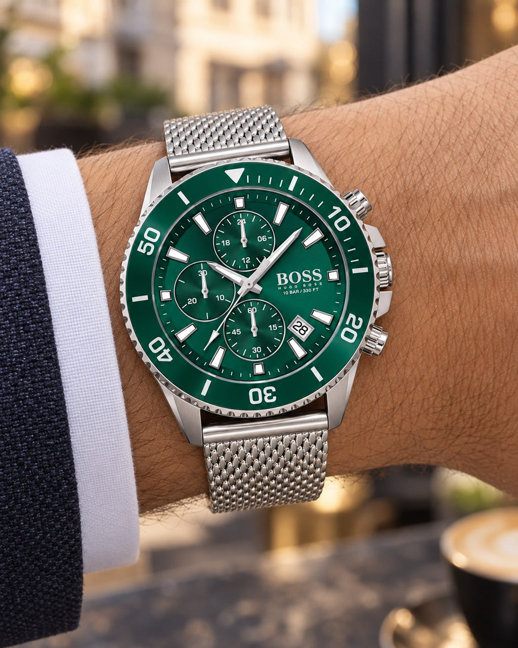 BOSS watch 1513905 worn on wrist