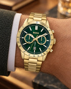 BOSS watch 1513923 worn on wrist