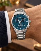 BOSS watch 1513927 worn on wrist
