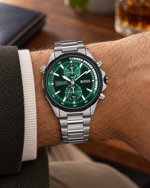 BOSS watch 1513930 worn on wrist