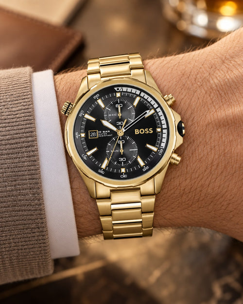 BOSS watch 1513932 worn on wrist