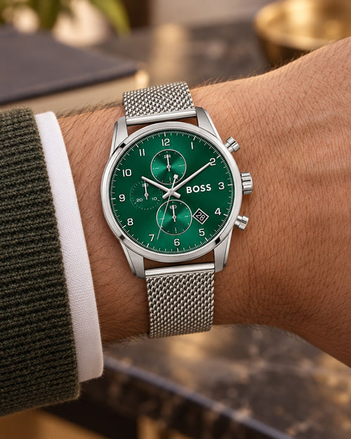 BOSS watch 1513938 worn on wrist