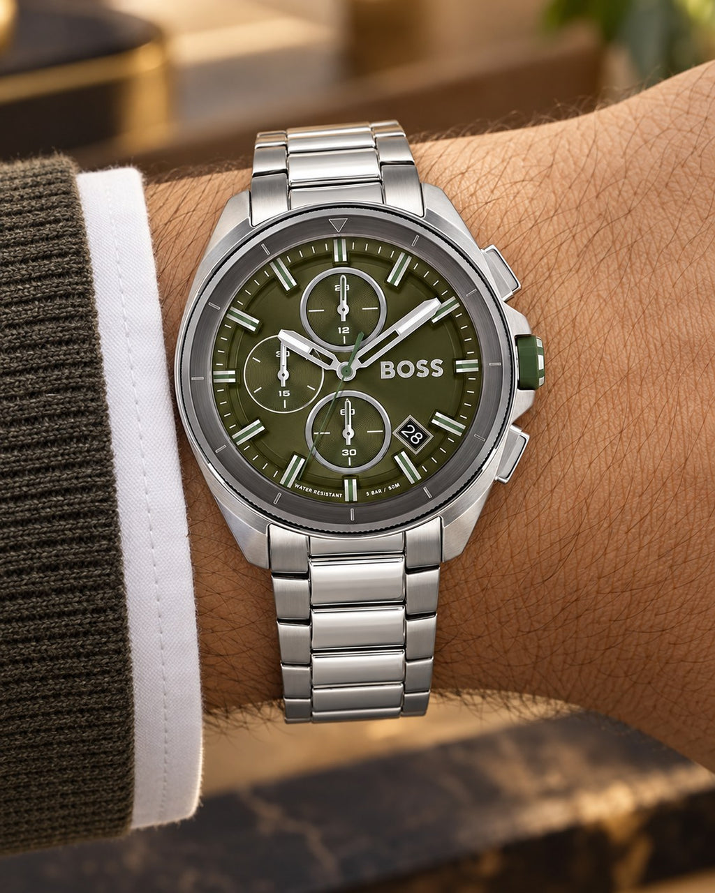 BOSS watch 1513951 worn on wrist