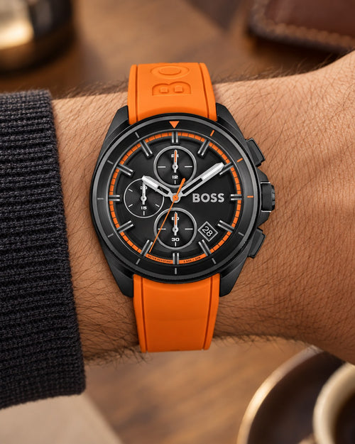 BOSS watch 1513957 worn on wrist