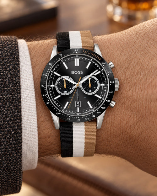 BOSS watch 1513963 worn on wrist