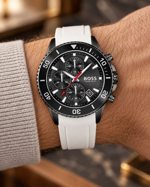 BOSS watch 1513966 worn on wrist