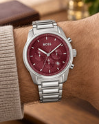 BOSS watch 1514004 worn on wrist