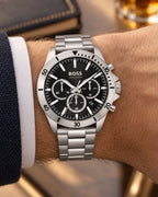 BOSS watch 1514057 worn on wrist