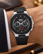 BOSS watch 1514085 worn on wrist