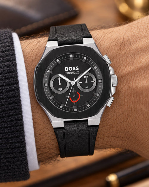 BOSS watch 1514085 worn on wrist