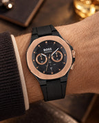 BOSS watch 1514089 worn on wrist