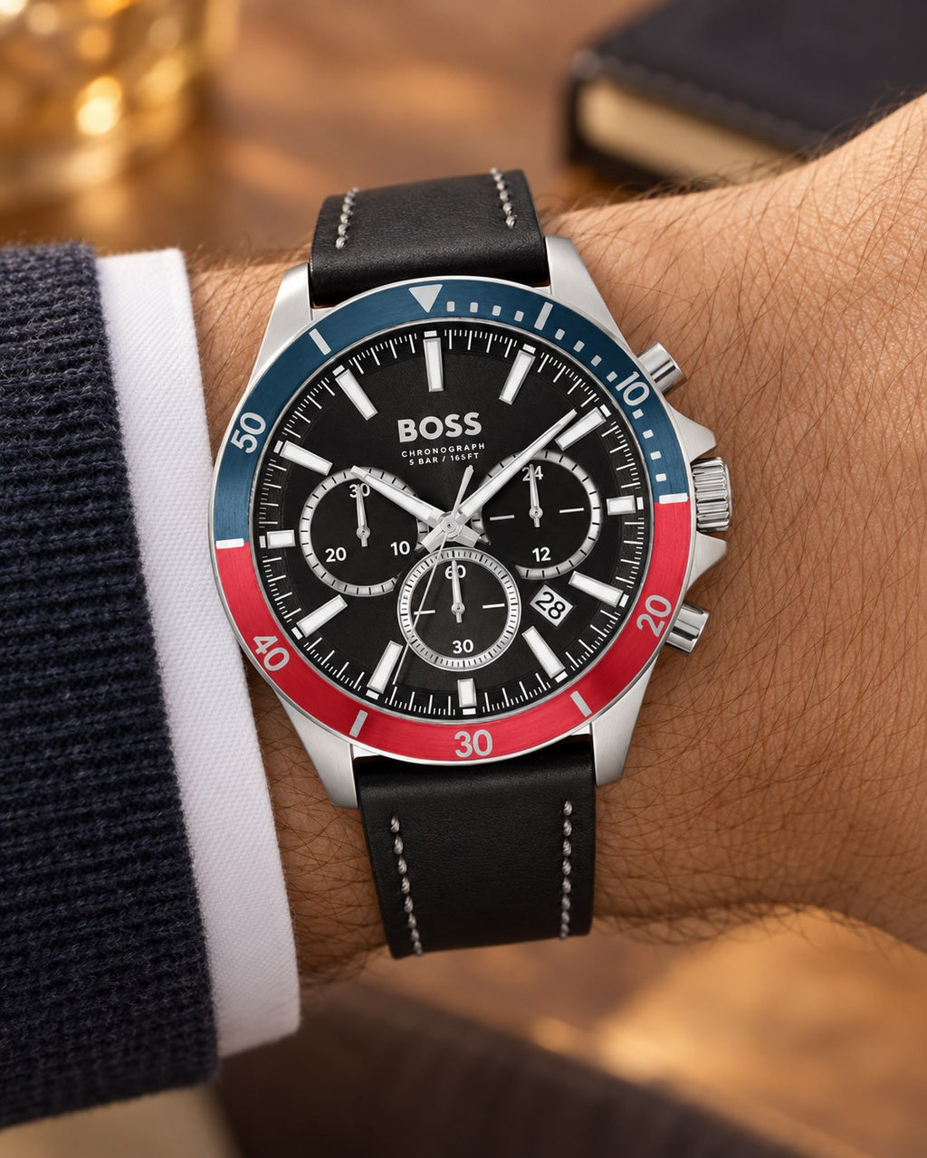 BOSS watch 1514099 worn on wrist