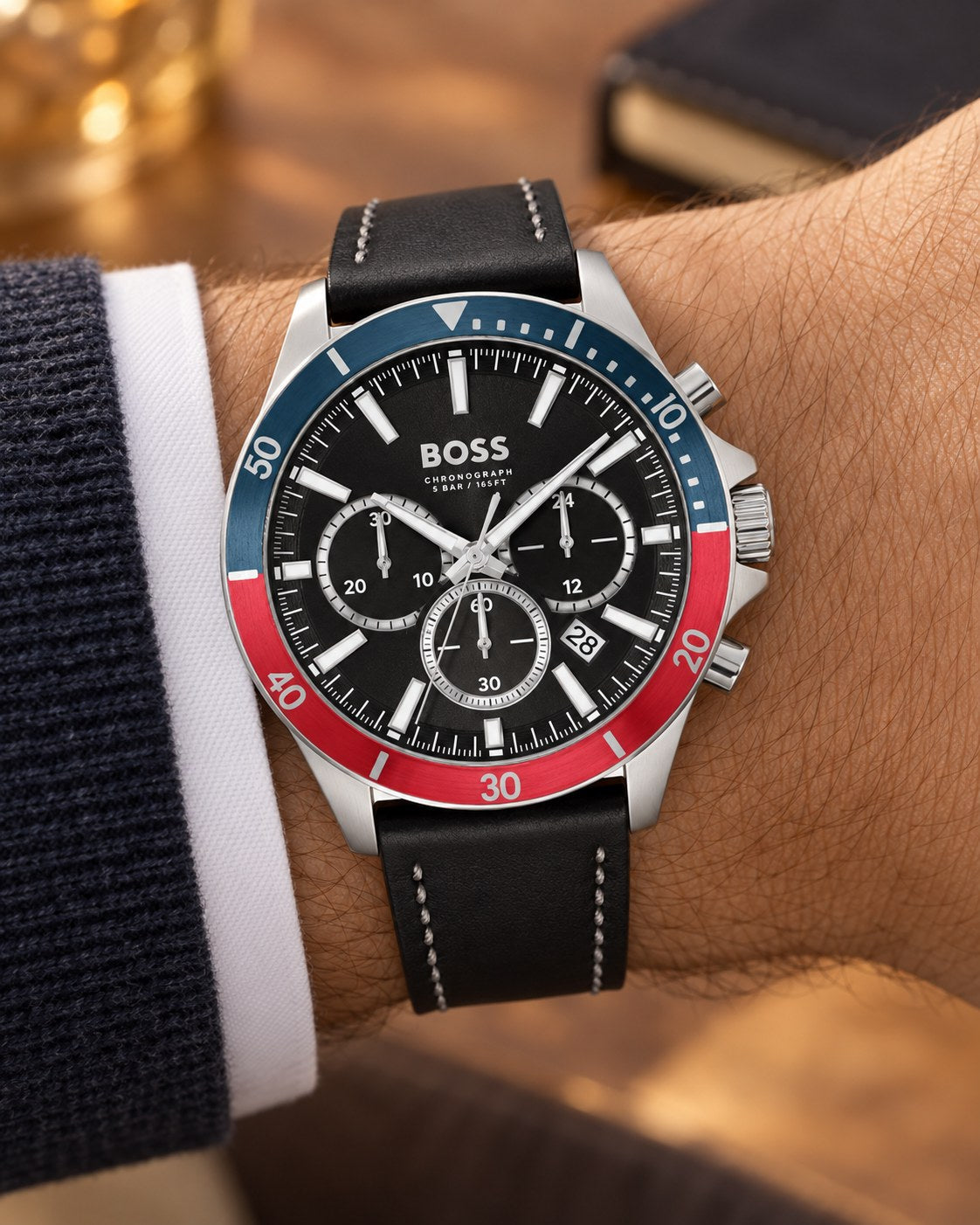 BOSS watch 1514099 worn on wrist