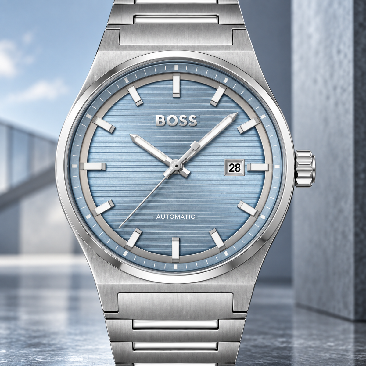 BOSS Candor Automatic 1514118 03 dial macro