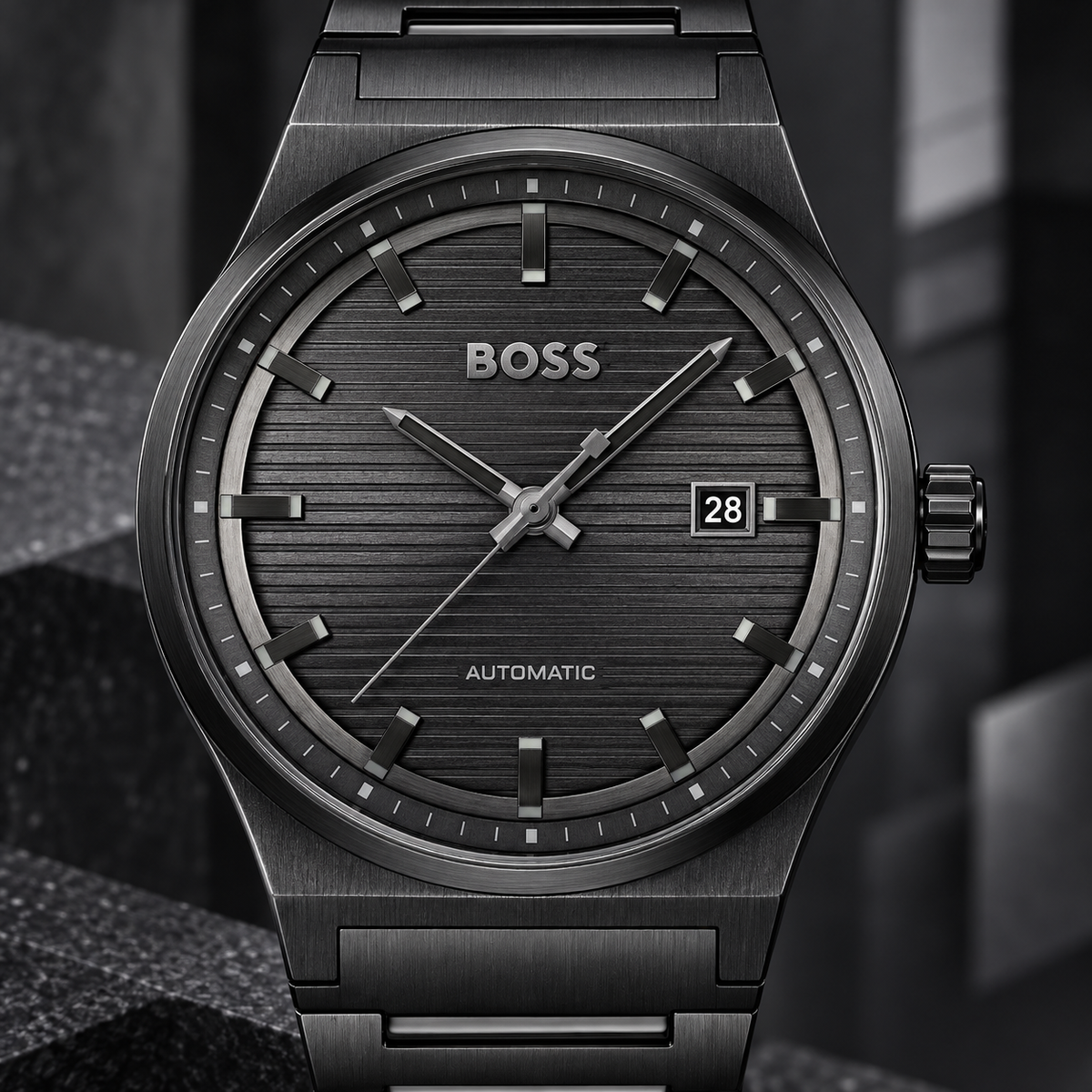 BOSS Candor Automatic 1514120 03 dial macro