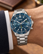 BOSS watch 1514143 worn on wrist
