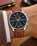 BOSS watch 1514161 worn on wrist