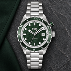 BOSS Bossmatic 1514178 silver steel watch flat lay