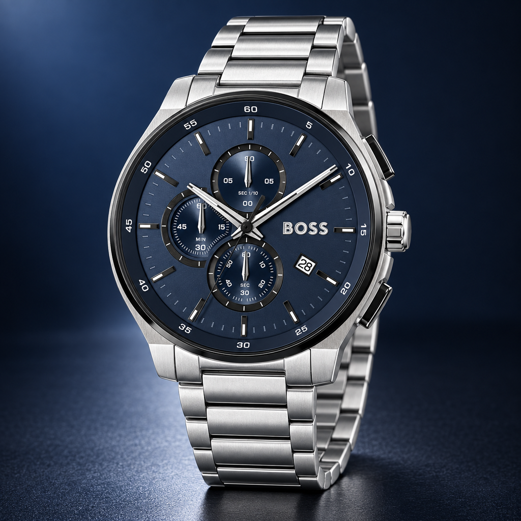 BOSS Peak 2.0 Men's Chronograph Watch studio hero view